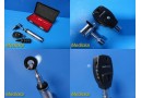 Gowllands Portable Exam Diagnostic Set / Otoscope Ophthalmoscope W/ Case ~ 26265