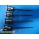4X Conmed Linvatec OC4603 Sharp Trocar, 4.6mm, Color Code: Green ~ 26636