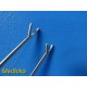 Lot of 2 Jarit 380-153 Ambler 30-878 Hartman Alligator Ear Forceps ~ 26640