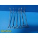 Lot of 6 Weck 500-530 Duval-Collins Tissue Grasping Forceps ~ 26647