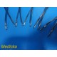 Lot of 5 Jarit 475-470 Randell Kidney Stone Forceps, 1/4 Curve, 9-1/4" ~ 26682