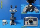 American Optical AO Spencer Lab Microscope W/ 04 Objectives & Power Supply~26860