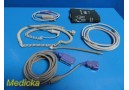 CAS Medical Casmed 740 Series Nellcor Oximax Patient Monitor Leads Bundle~ 27027