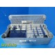 Arthrex Ref: AR-3101C Video Instrument Sterilization Case W/ Tray ~ 26875