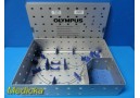 Olympus MAJ-178 Endoscope Instrument Sterilization Tray W/ Mat & Lid ~ 26876