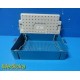  J&J Sterrad Storage & Sterilization Tray With Lid , 14"x9"x3.25" inches~ 26882