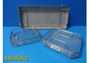 Lot of 3 Stryker Instruments Sterilization Trays / Instrument Container ~ 26891