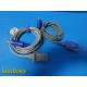 2X Mindray 561A P/N 0010-20-42594 SpO2 Extension Cable, 6-Pins, OEM, 10-ft~27116
