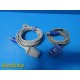 2X Mindray 561A P/N 0010-20-42594 SpO2 Extension Cable, 6-Pins, OEM, 10-ft~27116