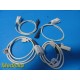 2X Masimo Set LNCS 2285 SpO2 Extension Cable W/ 1864 Finger Clip Sensors ~ 27126
