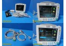 GE Datex Ohmeda S/5 FM Vitals Monitor W/ E-PSMP Module,Leads & Batteries ~ 25666