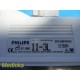 Philips 11-3L Model 21356A Linear Array Ultrasound Transducer Probe ~ 27332