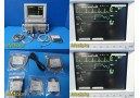 Philips V24C Patient Monitor W/ Integrated Module Rack Modules & New leads~27656