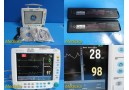 2012 GE Datex Ohmeda S/5 FM Modular Vitals Monitor W/ E-PSMP Module+Leads~ 25660