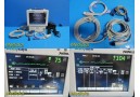  Hill Rom ProPaq CS-242 Patient Monitor W/ Patient Leads & Adapter ~ 22687