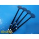 4X Physio Control Medtronic 2603 Internal Paddle, Size 2", O.L 10.75" ~ 27898