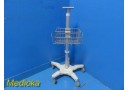 GCX Polymount Corp Patient Monitor Stand, Fixed Height W/ Utility Basket ~ 27842