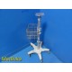 GCX Polymount Corp Patient Monitor Stand, Fixed Height W/ Utility Basket ~ 27842