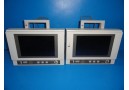 GE MARQUETTE TRAM TRANSPORT DISPLAY MONITOR W/O ACCESSORIES LOT OF 02 (4007)