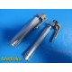 Armstrong Medical Standard & Slim Handles W/ WA Mil-0 Laryngoscope Blades ~27865