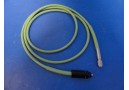 ACMI G92 FIBEROPTIC LIGHT SOURCE CABLE W/ SCOPE ADAPTOR GREEN 7' Length ~ 12915