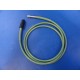 ACMI G92 FIBEROPTIC LIGHT SOURCE CABLE W/ SCOPE ADAPTOR GREEN 7' Length ~ 12915