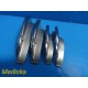 4X Teleflex Rusch Snaplight Fiber Optic Macintosh Laryngoscope Blades ~ 24453