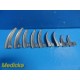 9X Teleflex Rusch Emerlad Assorted MAC Fiber Optic Laryngoscope Blades ~ 24452