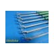 7X Elmed Surg. 5593 & 5592 Fully Coated Electrocautery Barnhill Curettes ~ 24375
