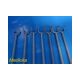 7X Elmed Surg. 5593 & 5592 Fully Coated Electrocautery Barnhill Curettes ~ 24375