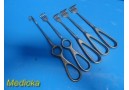  V. Mueller Lawton Stile Assorted Volkman Retractors, 4 & 6 Prongs, Blunt ~ 28159