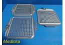  3X V.Mueller Genesis Sterilization Container Retention Plates Top & Bottom~28145