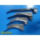 Lot of 6 Rusch Sunmed W.A Assorted MAC/MIL Standard Laryngoscope Blades ~ 28182