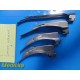 Lot of 6 Rusch Sunmed W.A Assorted MAC/MIL Standard Laryngoscope Blades ~ 28182