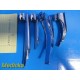 6X Foregger MAC,MIL,WIS,WIS-Hipple, Bennetts Assorted Laryngoscope Blades ~28183