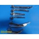 6X Foregger MAC,MIL,WIS,WIS-Hipple, Bennetts Assorted Laryngoscope Blades ~28183