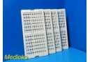 4x J&J ASP 13837 Aptimax Sterilization Instrument Tray Lids 22.25" x 10.5"~28680