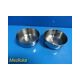 2X Vollrath Stainless Steel 8741 Surgical Bowl / Sponge Bowl / Cysto Bowl ~24334