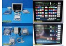 Spacelabs 90369 Vital Signs Patient Monitor W/ 90496 Module, PSU & Leads ~ 28731