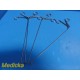 Lot of 4 V. Mueller Assorted JAKO Micro Laryngeal ENT Forceps Set ~ 28343
