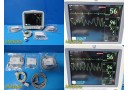 2008 GE Dash 4000 Masimo Set SpO2 Patient Monitor W/ Patient Leads ~ 28805