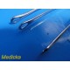  4 x Sklar Codman Assorted Tissue Forceps (Singley & Adson Hypophyseal) ~ 28467