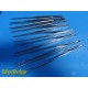  8X Pilling Aesculap V. Mueller Symmetry Scanlan Assorted Tissue Forceps ~ 28464