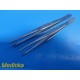  Sklar 19-2860 & Aesculap BD701R Brown Tissue Forceps, 6" ~ 28469