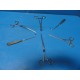 6 x Surgical Dental Veterinary Instruments (Clamp Knot Pusher Hook forceps) 9158
