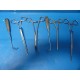 6 x Surgical Dental Veterinary Instruments (Clamp Knot Pusher Hook forceps) 9158