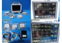  GE Transport Pro Monitor W/ Tram 450SL Module & Patient Leads & Adapter~ 28864