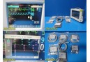 Philips Intellivue MP30 (M8002A) Monitor W/ M3001A Module & Patient Leads ~28881