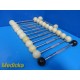 Lot of 12 J & J DePuy Dumbbells Asosrted Self-Centering Acetabular Gauges~ 28981