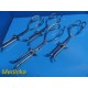 BD V. Mueller GL5510 Kielland Obstetrical Forceps, 16" (40.6 cm), 4 Sets ~ 29005